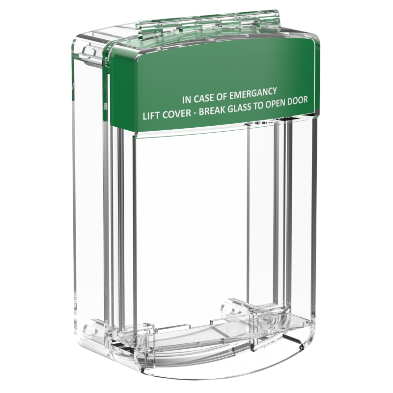 För utanpåliggande knapp